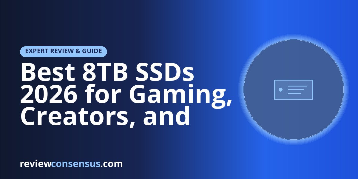 Best 8TB SSDs 2026 for Gaming, Creators, and Massive Libraries