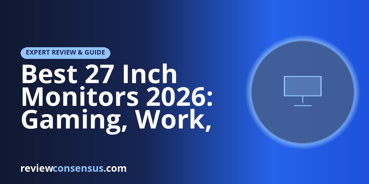 Best 27 Inch Monitors 2026: Gaming, Work, and Everyday Picks