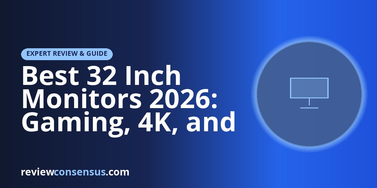 Best 32 Inch Monitors 2026: Gaming, 4K, and Office Picks