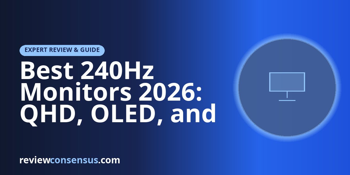 Best 240Hz Monitors 2026: QHD, OLED, and Esports Picks