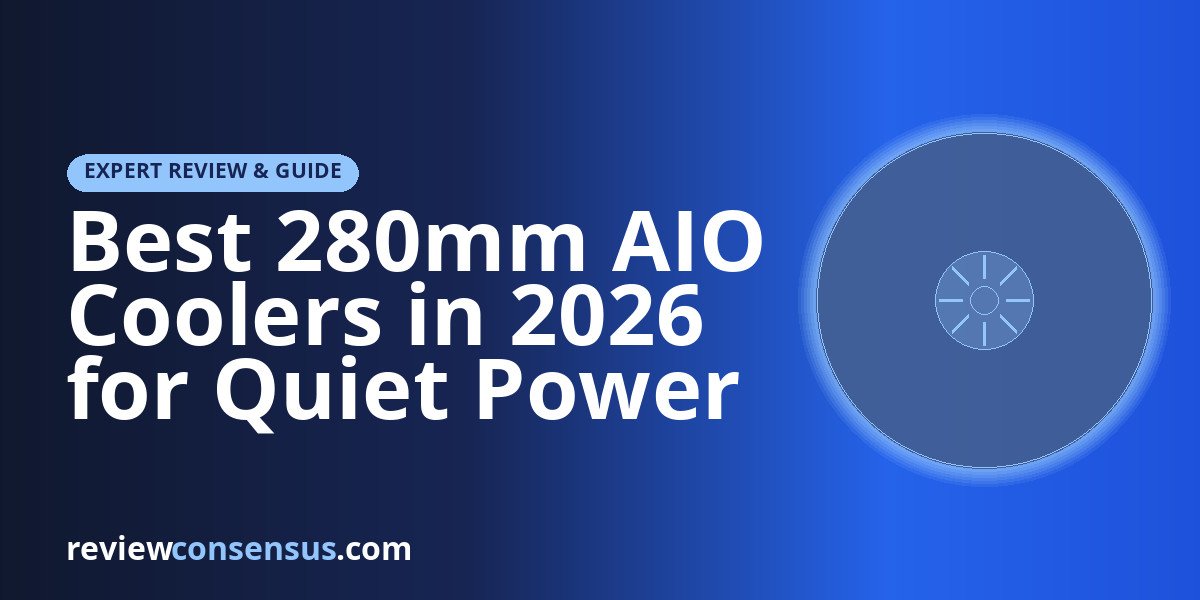 Best 280mm AIO Coolers in 2026 for Quiet Power