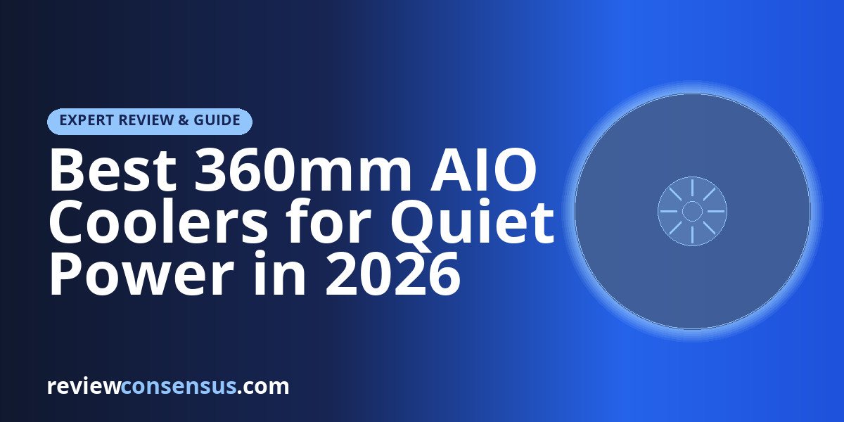 Best 360mm AIO Coolers for Quiet Power in 2026