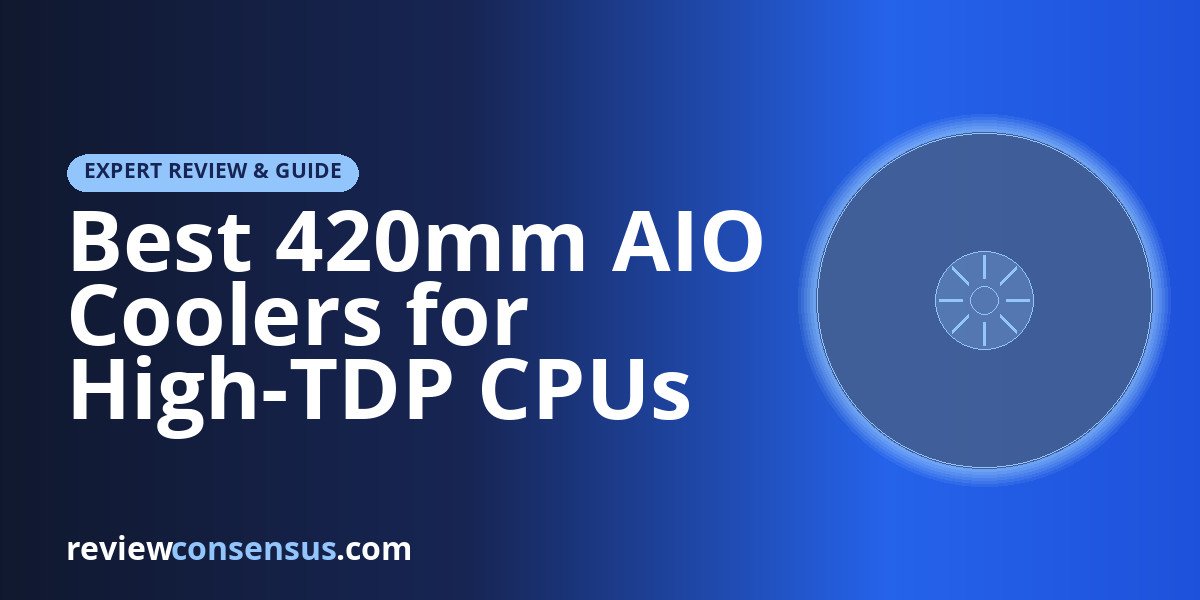Best 420mm AIO Coolers for High-TDP CPUs in 2026