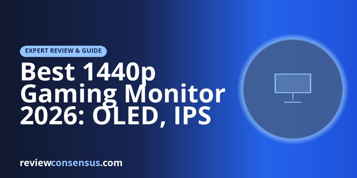 Best 1440p Gaming Monitor 2026: OLED, IPS & High Refresh