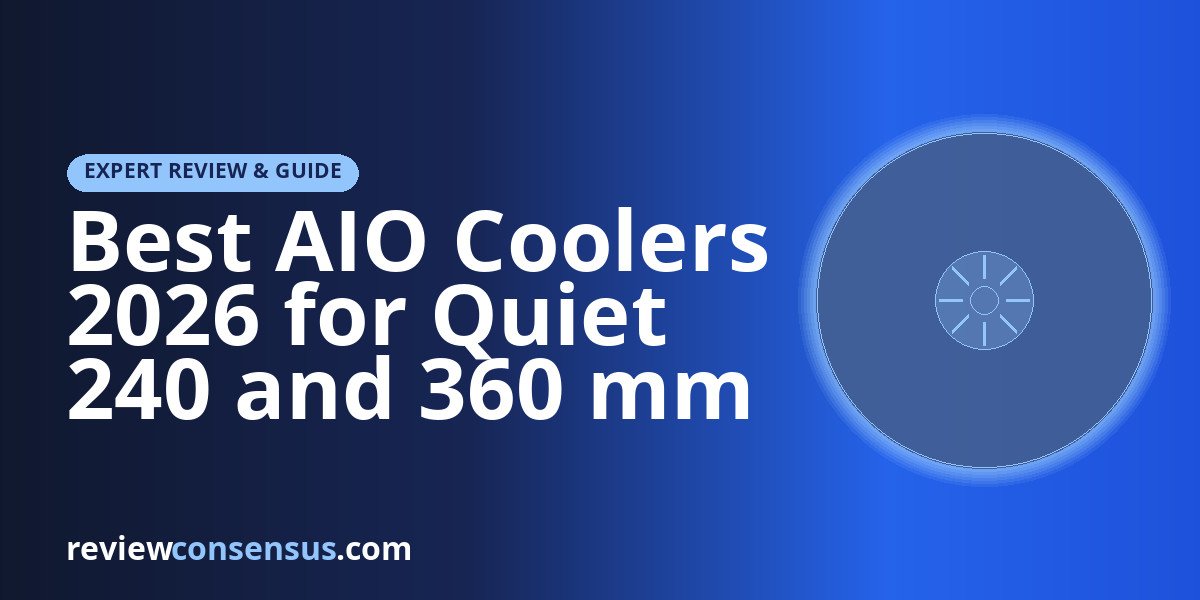 Best AIO Coolers 2026 for Quiet 240 and 360 mm