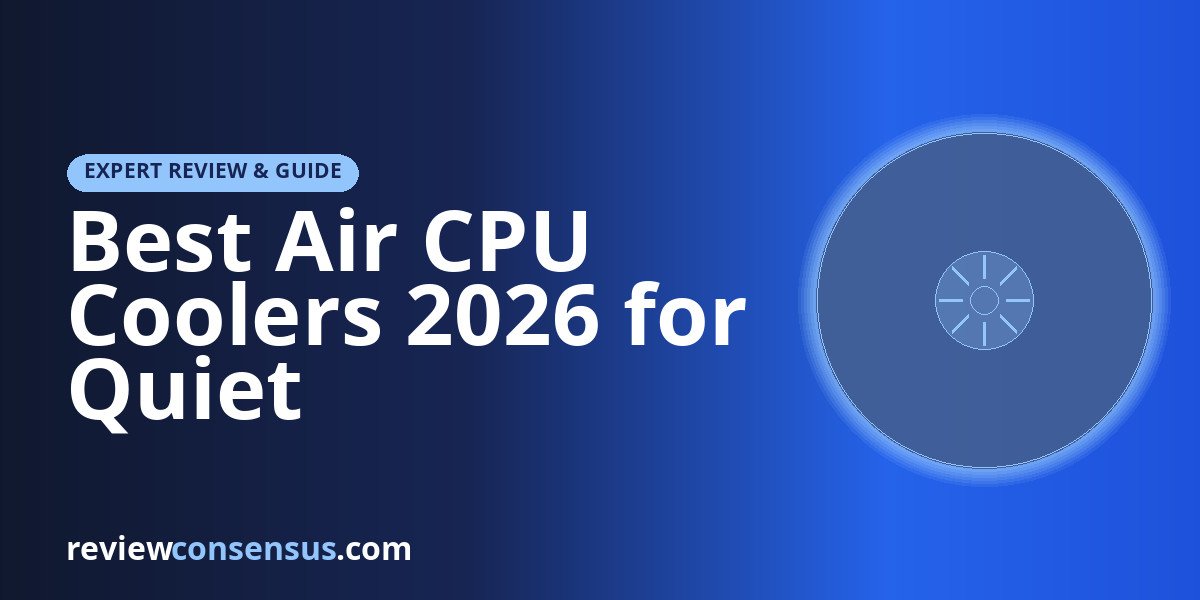 Best Air CPU Coolers 2026 for Quiet Dual-Tower Cooling