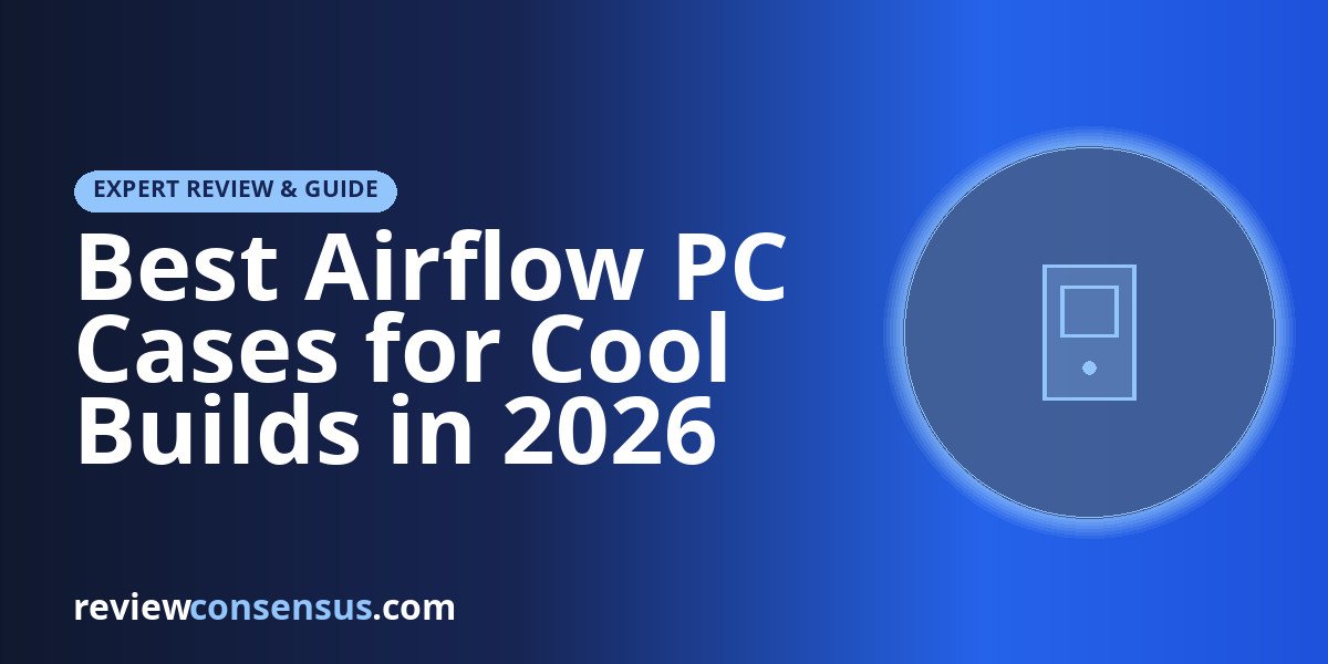 Best Airflow PC Cases for Cool Builds in 2026