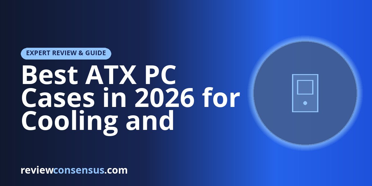 Best ATX PC Cases in 2026 for Cooling and Cable-Ready
