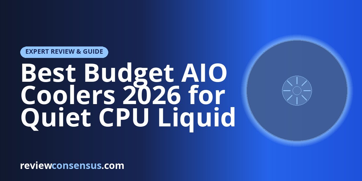 Best Budget AIO Coolers 2026 for Quiet CPU Liquid Cooling
