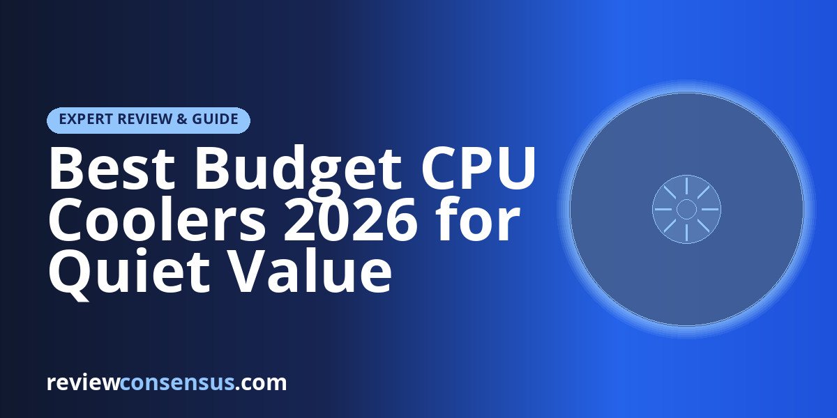 Best Budget CPU Coolers 2026 for Quiet Value Builds