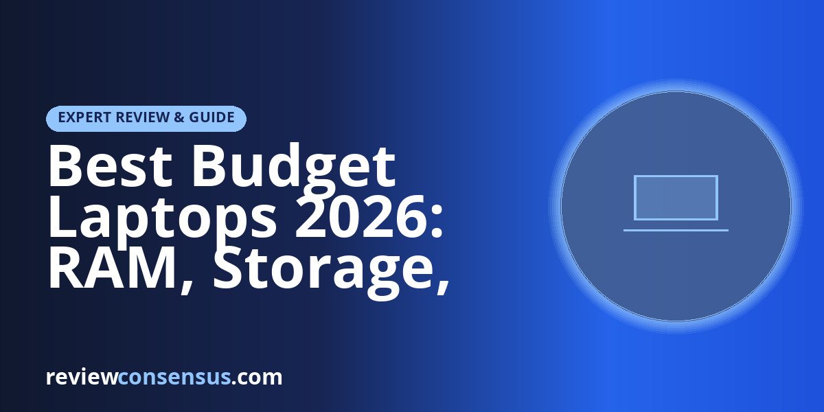 Best Budget Laptops 2026: RAM, Storage, and Real Value