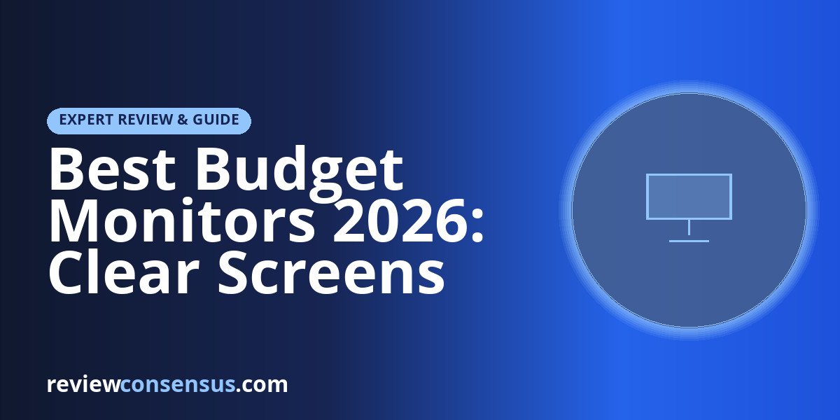 Best Budget Monitors 2026: Clear Screens Without Overspend