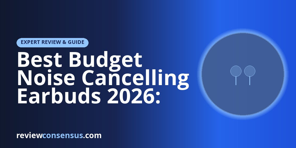 Best Budget Noise Cancelling Earbuds 2026: ANC Picks Compared
