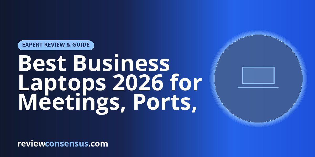 Best Business Laptops 2026 for Meetings, Ports, and Daily Work
