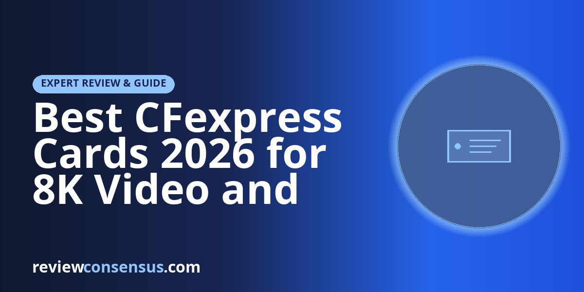Best CFexpress Cards 2026 for 8K Video and Fast Burst