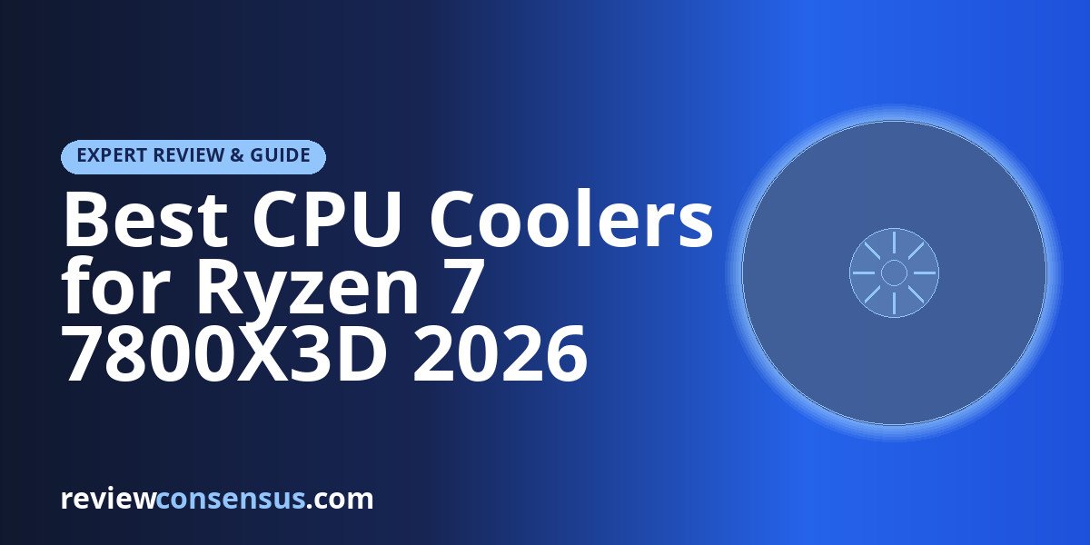 Best CPU Coolers for Ryzen 7 7800X3D 2026