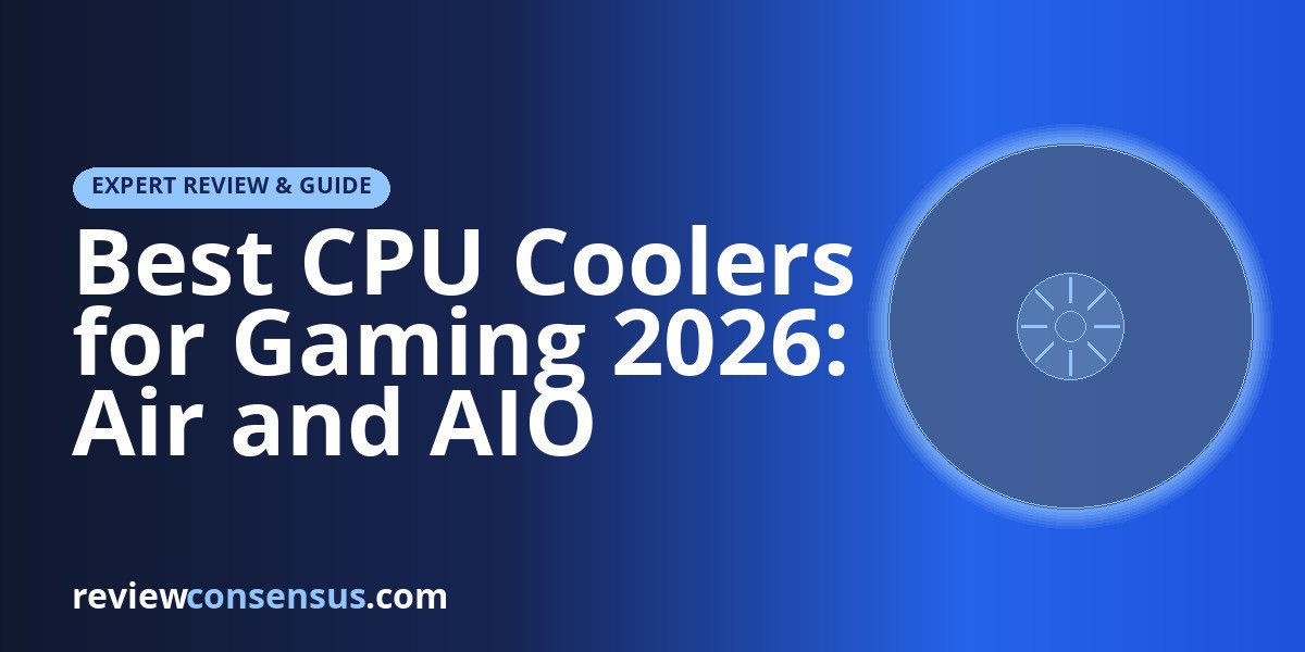 Best CPU Coolers for Gaming 2026: Air and AIO Picks