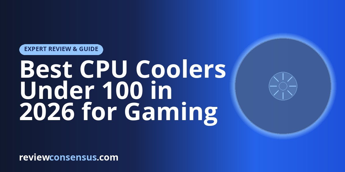 Best CPU Coolers Under 100 in 2026 for Gaming and