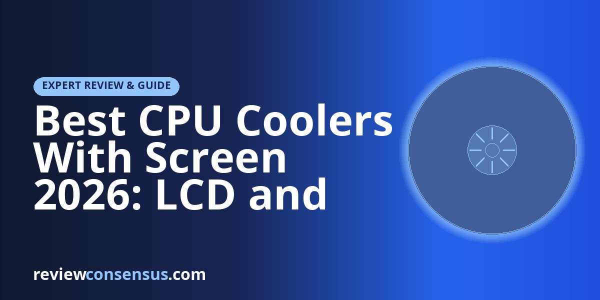 Best CPU Coolers With Screen 2026: LCD and AMOLED Picks