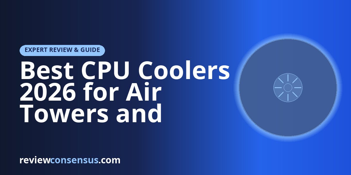 Best CPU Coolers 2026 for Air Towers and Quiet 360mm