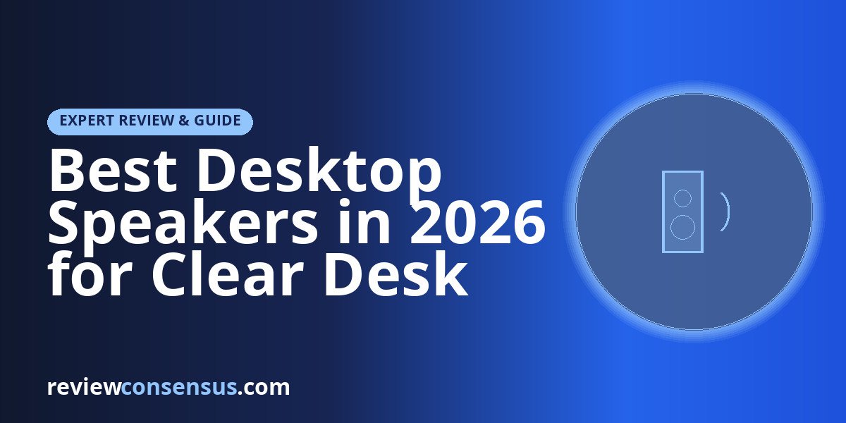 Best Desktop Speakers in 2026 for Clear Desk Audio