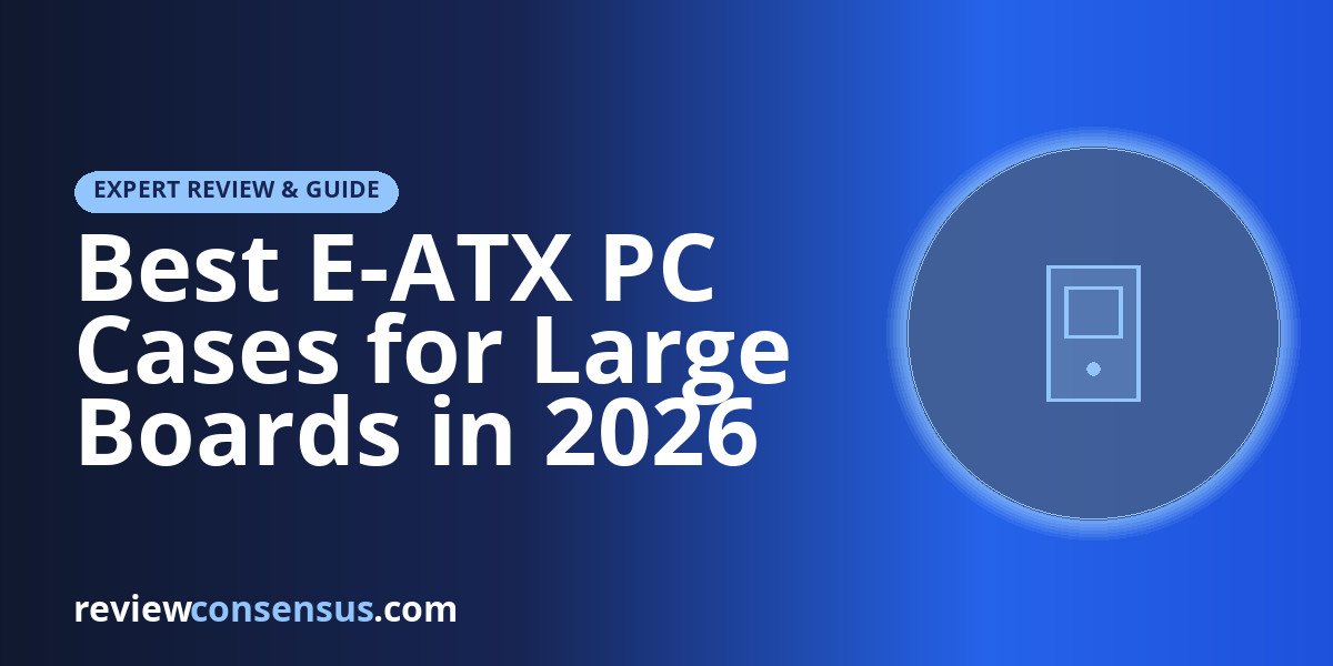 Best E-ATX PC Cases for Large Boards in 2026