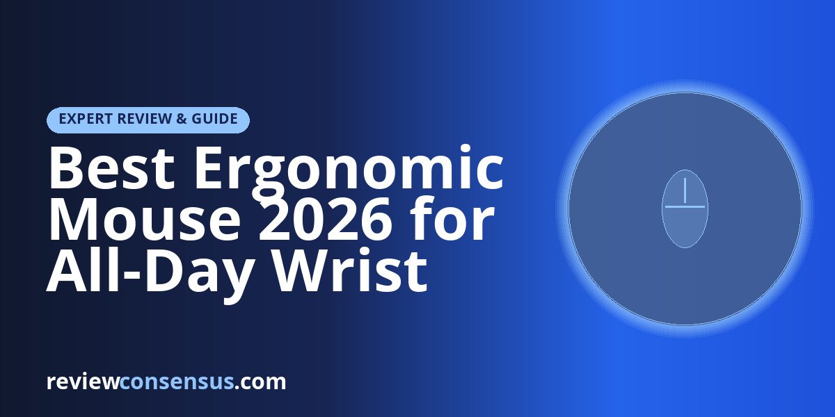 Best Ergonomic Mouse 2026 for All-Day Wrist Comfort