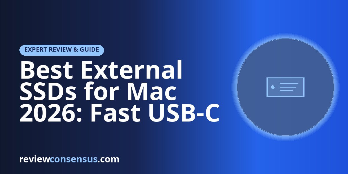Best External SSDs for Mac 2026: Fast USB-C Drives Ranked