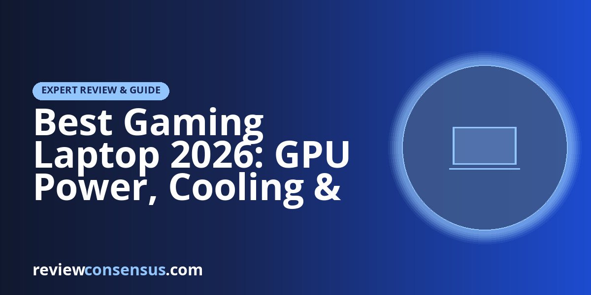 Best Gaming Laptop 2026: GPU Power, Cooling & High Refresh
