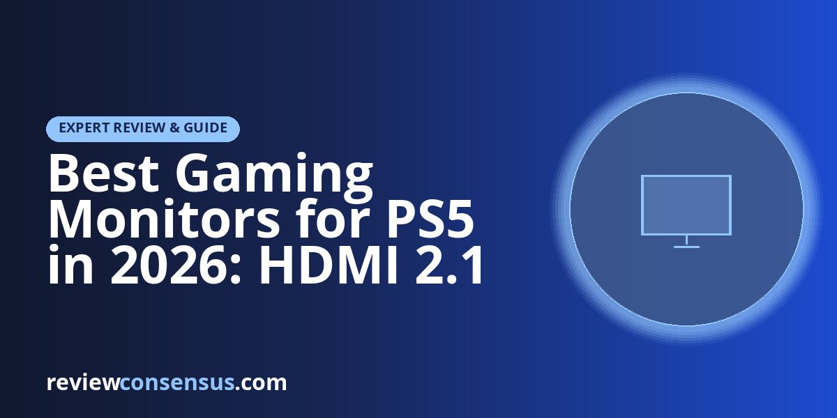 Best Gaming Monitors for PS5 in 2026: HDMI 2.1 &