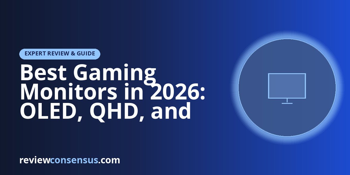 Best Gaming Monitors in 2026: OLED, QHD, and Ultrawide Picks