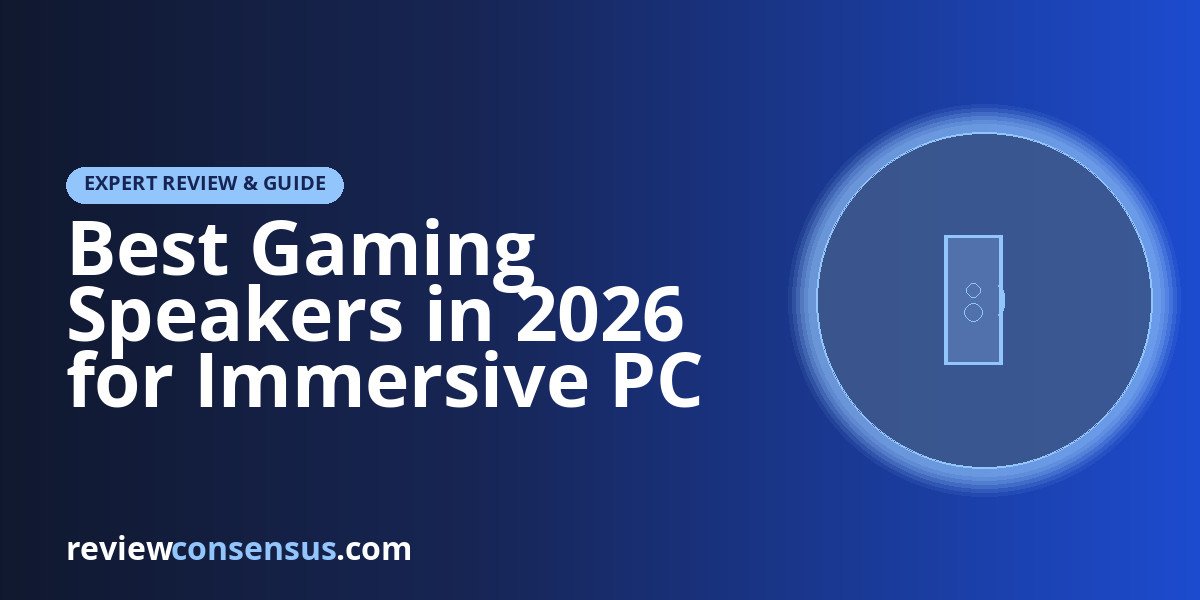 Best Gaming Speakers in 2026 for Immersive PC Desktop Sound