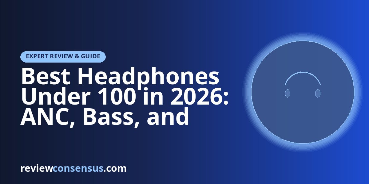 Best Headphones Under 100 in 2026: ANC, Bass, and Battery