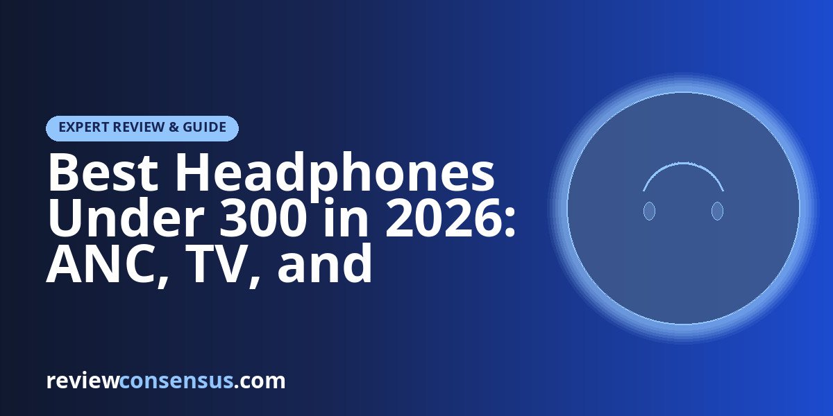 Best Headphones Under 300 in 2026: ANC, TV, and Marathon