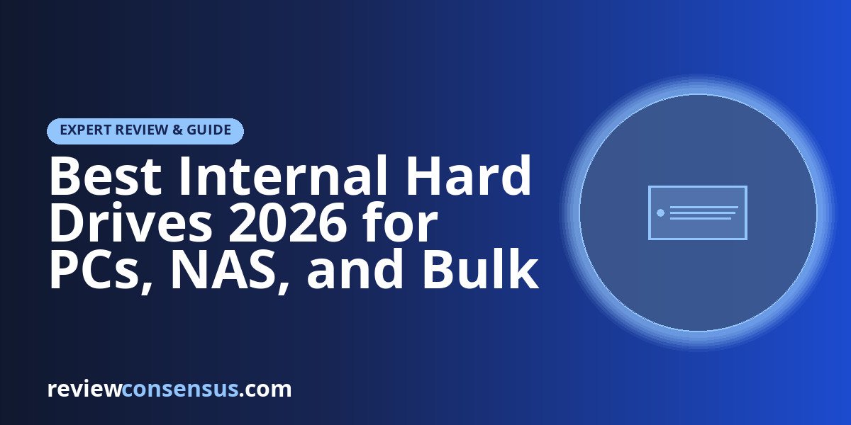Best Internal Hard Drives 2026 for PCs, NAS, and Bulk