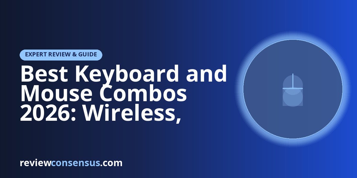 Best Keyboard and Mouse Combos 2026: Wireless, Gaming, Ergonomic