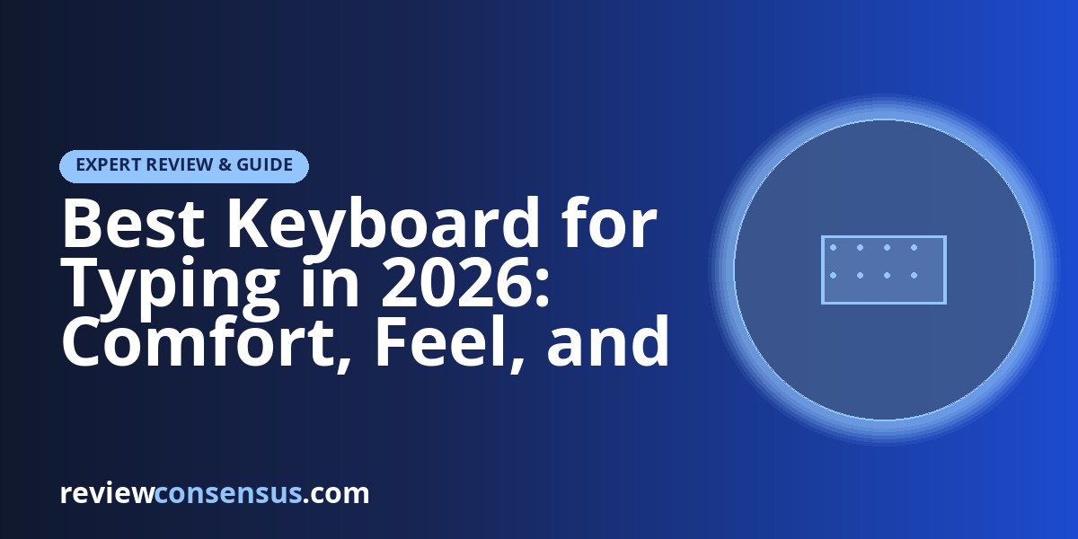 Best Keyboard for Typing in 2026: Comfort, Feel, and Daily