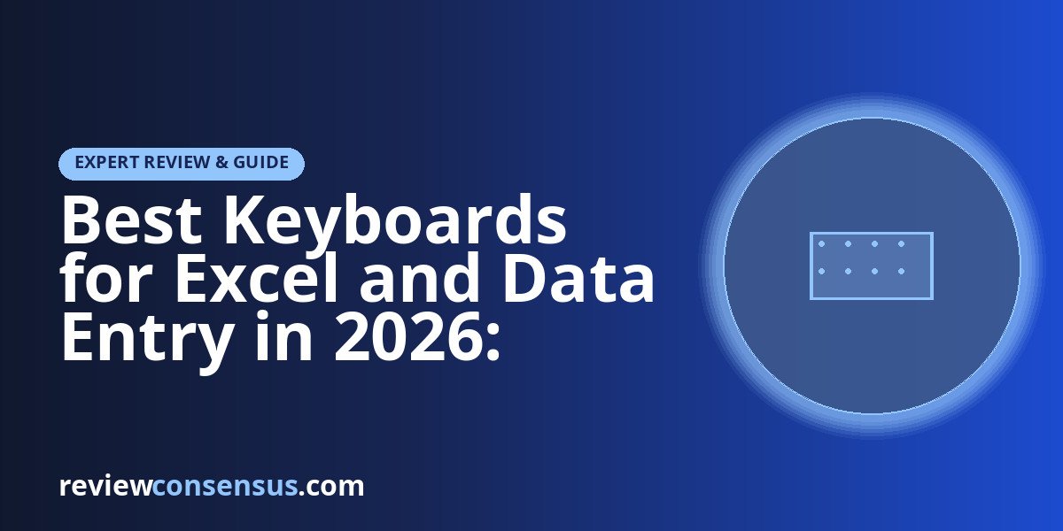 Best Keyboards for Excel and Data Entry in 2026: Numpad,