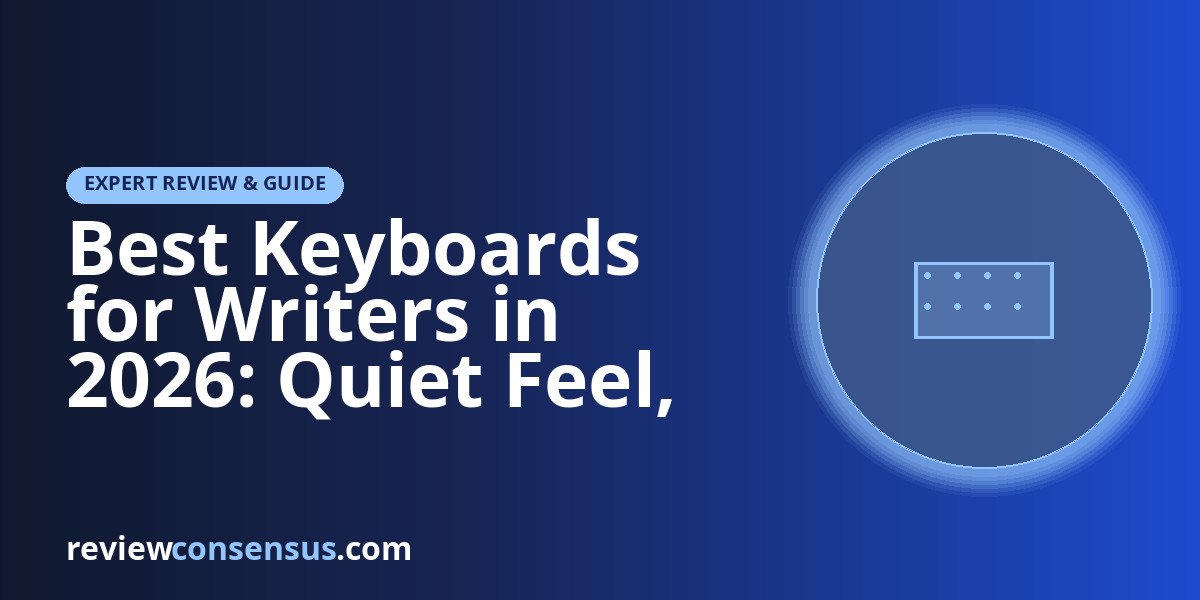 Best Keyboards for Writers in 2026: Quiet Feel, Comfort, and