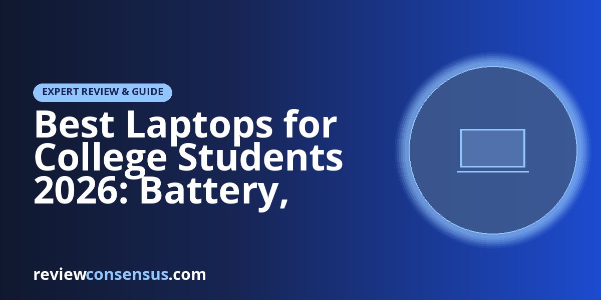 Best Laptops for College Students 2026: Battery, Weight, Campus Durability