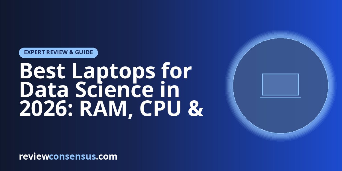 Best Laptops for Data Science in 2026: RAM, CPU &