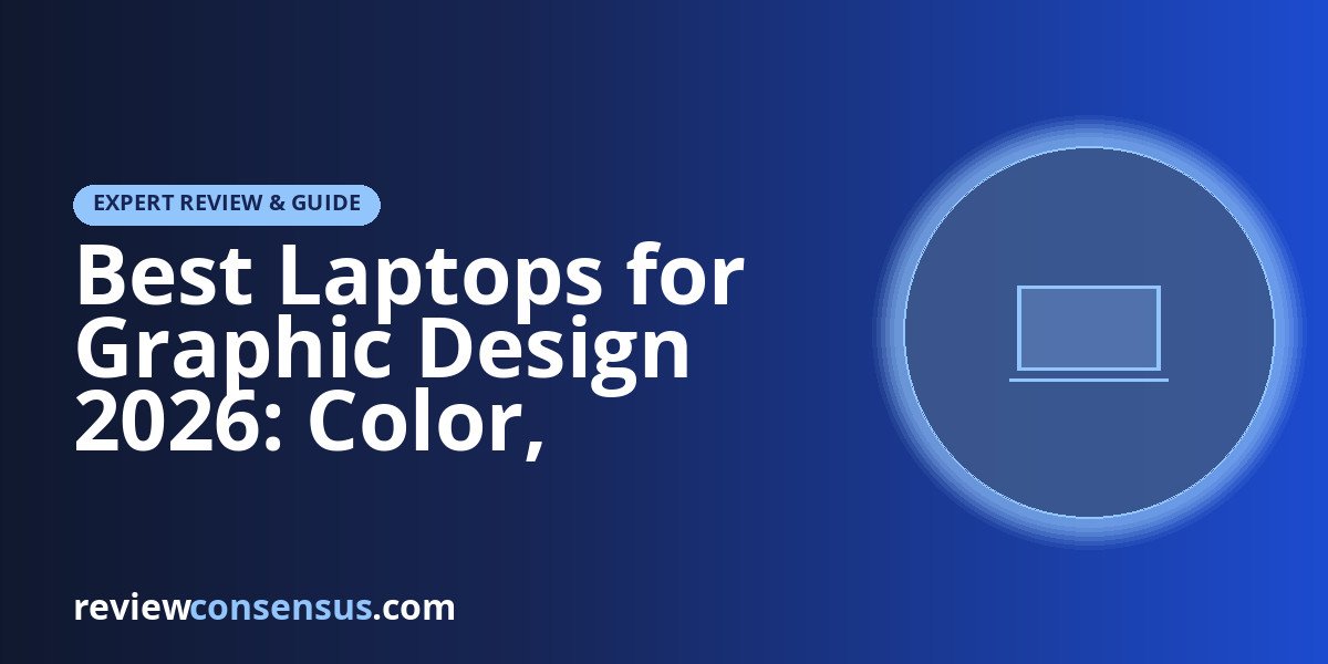 Best Laptops for Graphic Design 2026: Color, Gamut & RAM