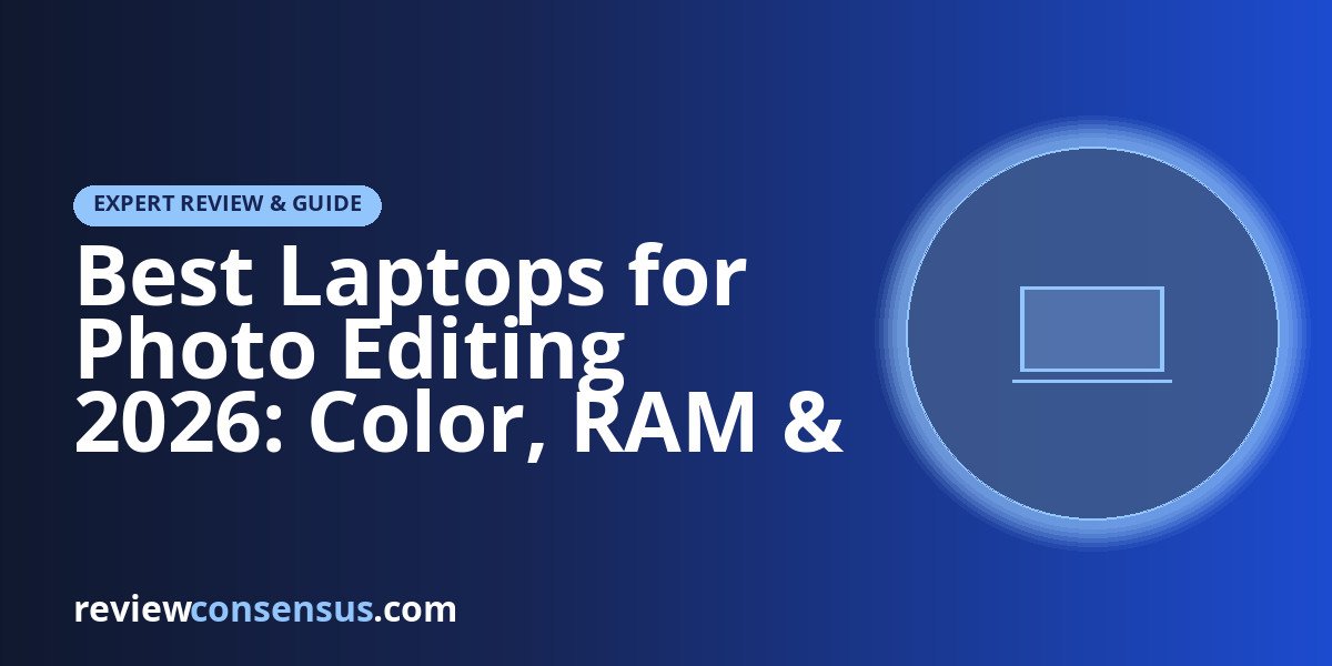 Best Laptops for Photo Editing 2026: Color, RAM & Storage