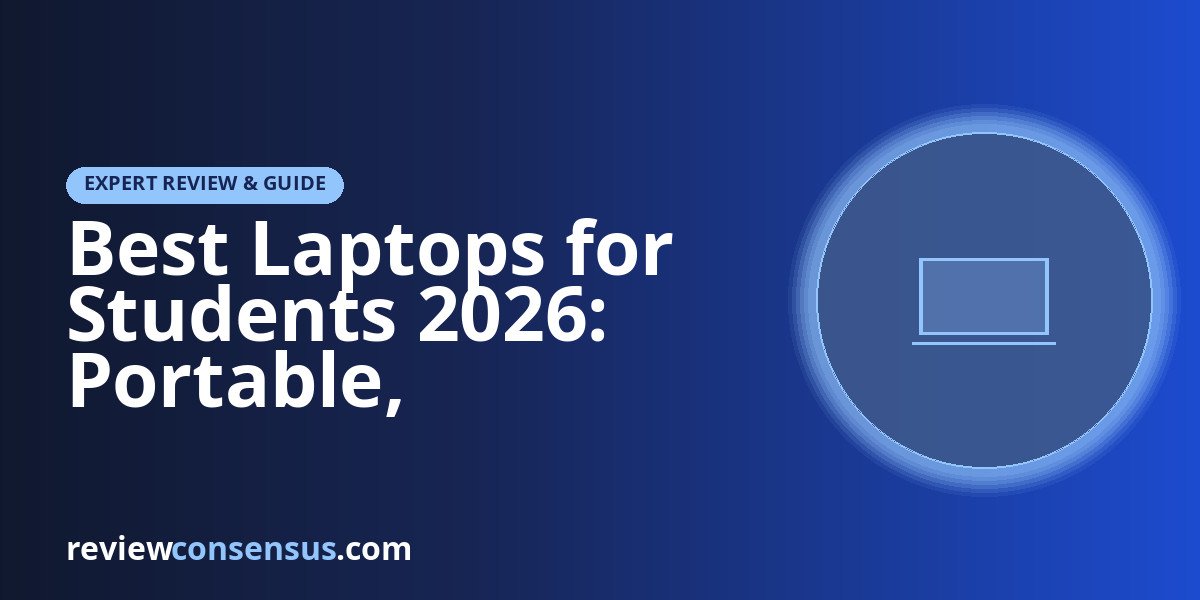 Best Laptops for Students 2026: Portable, Battery-Ready, Value Picks