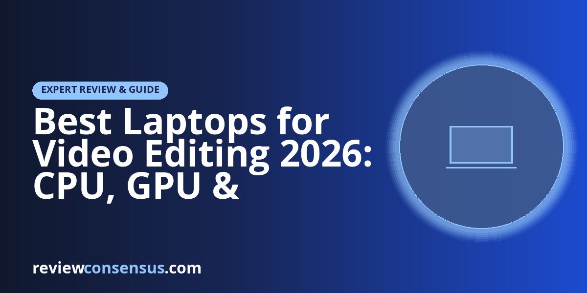 Best Laptops for Video Editing 2026: CPU, GPU & Timeline