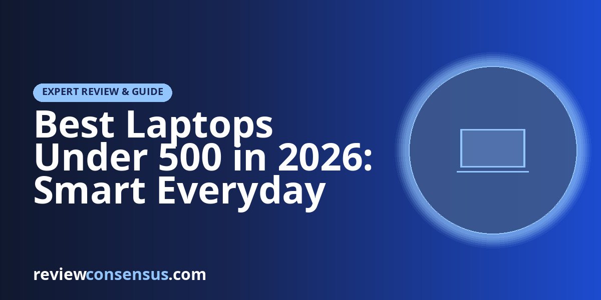 Best Laptops Under 500 in 2026: Smart Everyday Picks