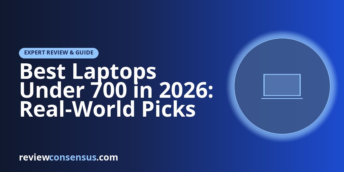 Best Laptops Under 700 in 2026: Real-World Picks Compared
