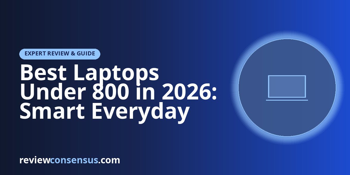 Best Laptops Under 800 in 2026: Smart Everyday Picks