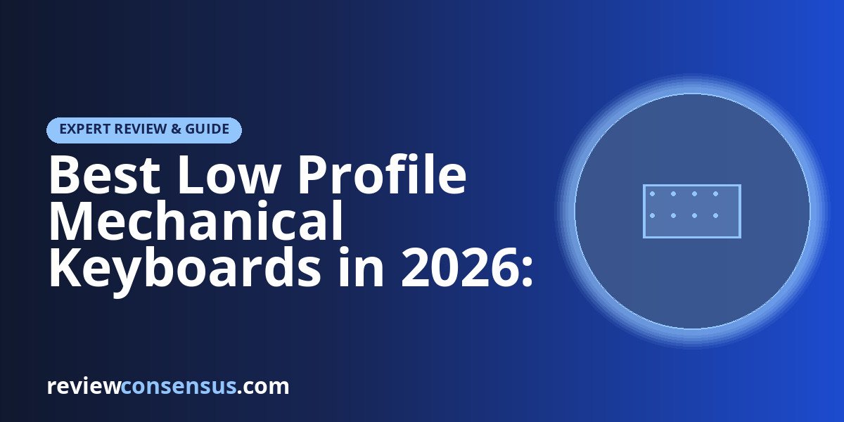 Best Low Profile Mechanical Keyboards in 2026: Slim Wireless Boards