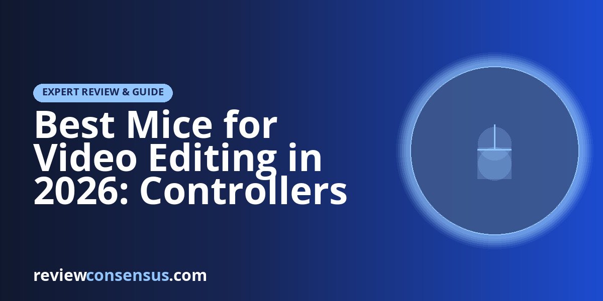 Best Mice for Video Editing in 2026: Controllers and Precision
